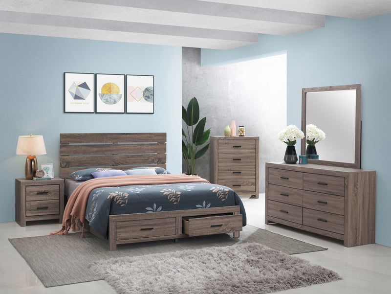 Brantford Wood Storage Panel Bed - Ace Furniture and Decor