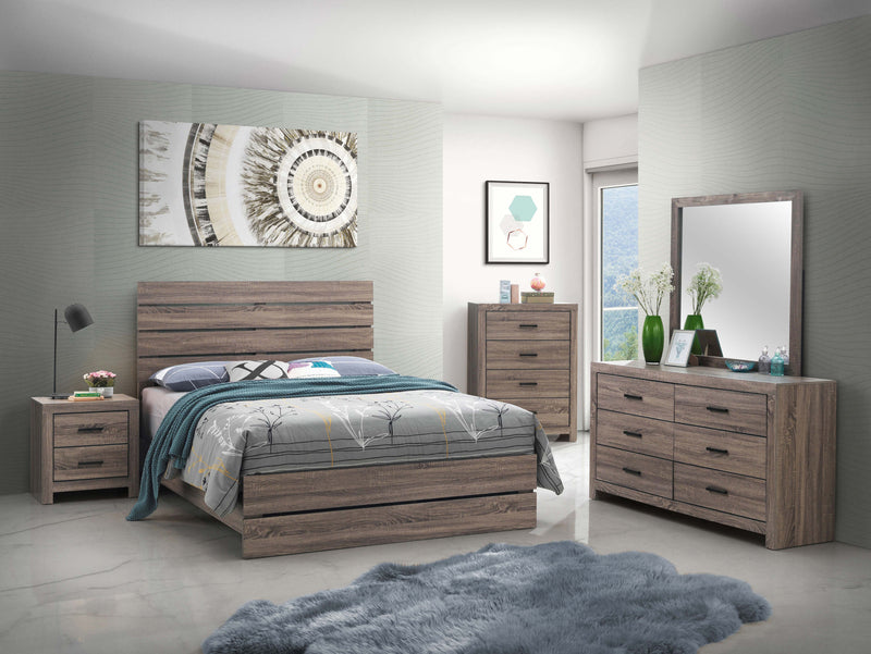 Brantford Wood Storage Panel Bed - Ace Furniture and Decor