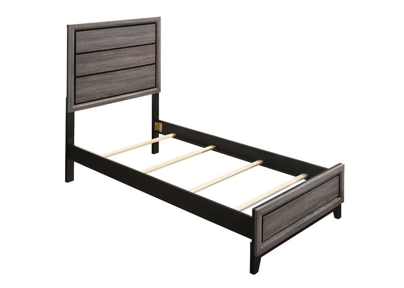 Watson Full & Twin Panel Bed Grey Oak - Ace Furniture and Decor
