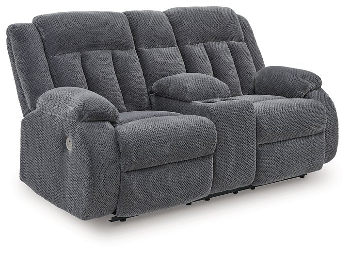 Observation Power Reclining Loveseat with Console - Ace Furniture and Decor
