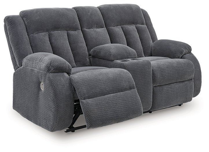 Observation Power Reclining Loveseat with Console - Ace Furniture and Decor
