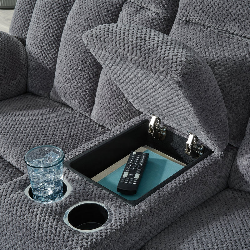 Observation Power Reclining Loveseat with Console - Ace Furniture and Decor
