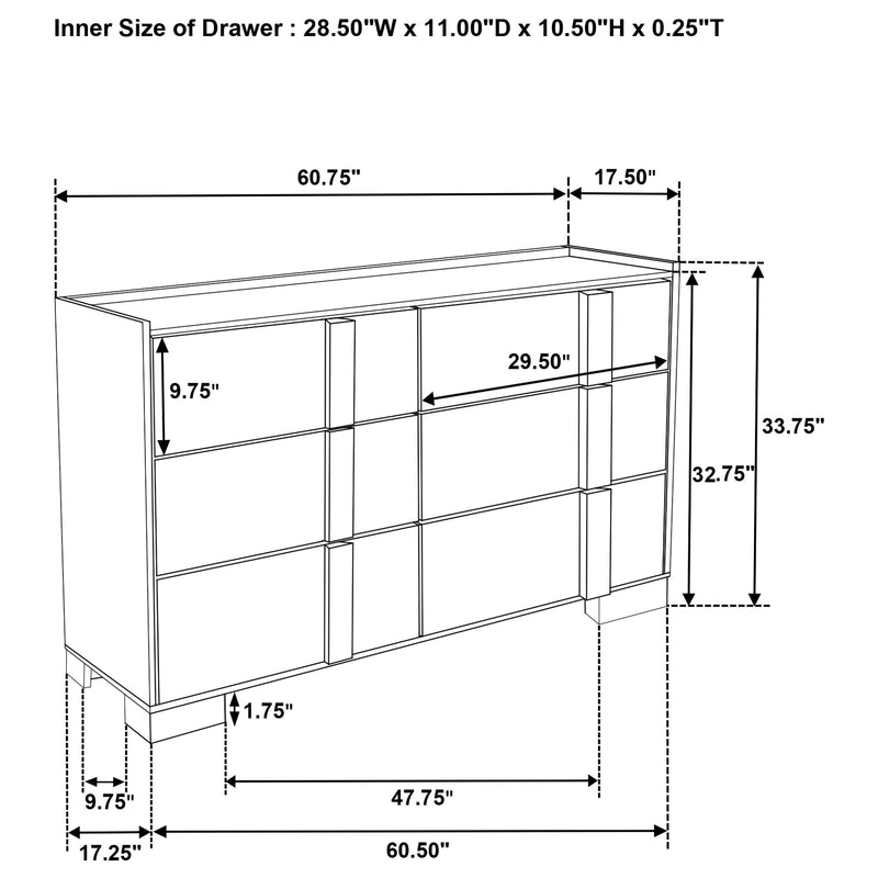 Hyland 4 & 5 Piece Bedroom Set E.King & Queen - Ace Furniture and Decor
