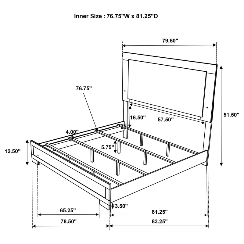 Hyland Eastern King & Queen Bed - Ace Furniture and Decor