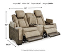 Next-Gen DuraPella Power Reclining Loveseat with Console - Ace Furniture and Decor