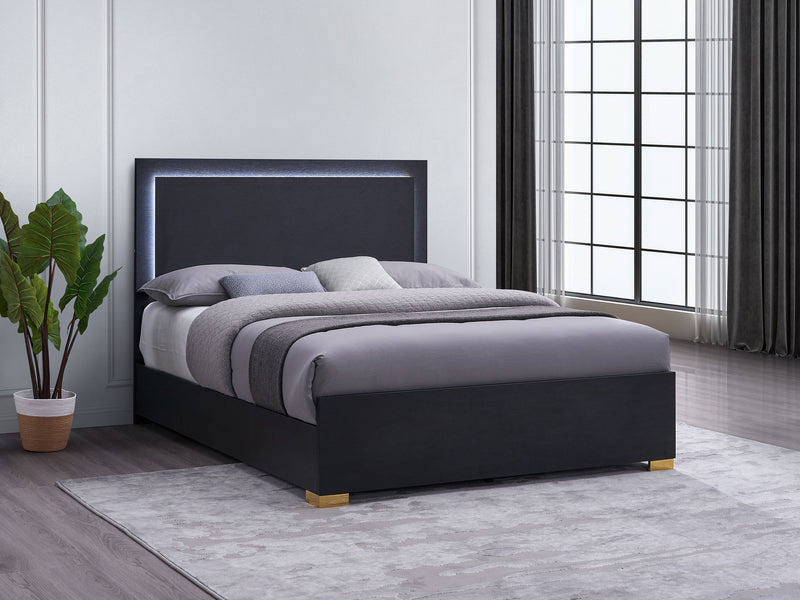 Marceline Beds White & Black Eastren King, Full, Twin, & Queen - Ace Furniture and Decor