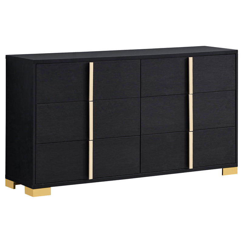 Marceline Bedroom Sets White & Black 4 & 5 Piece - Ace Furniture and Decor
