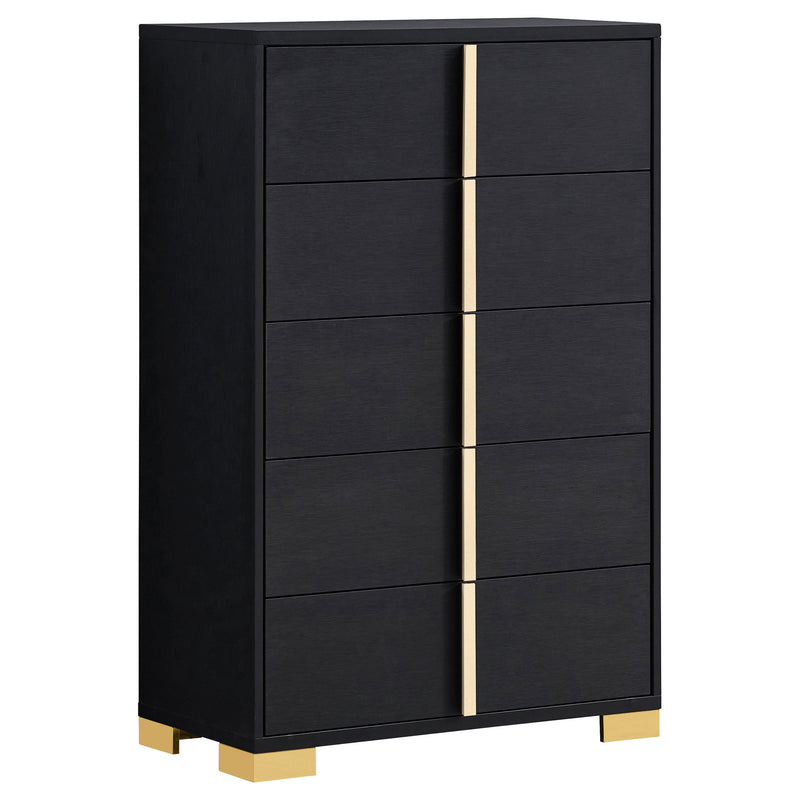 Marceline Bedroom Sets White & Black 4 & 5 Piece - Ace Furniture and Decor