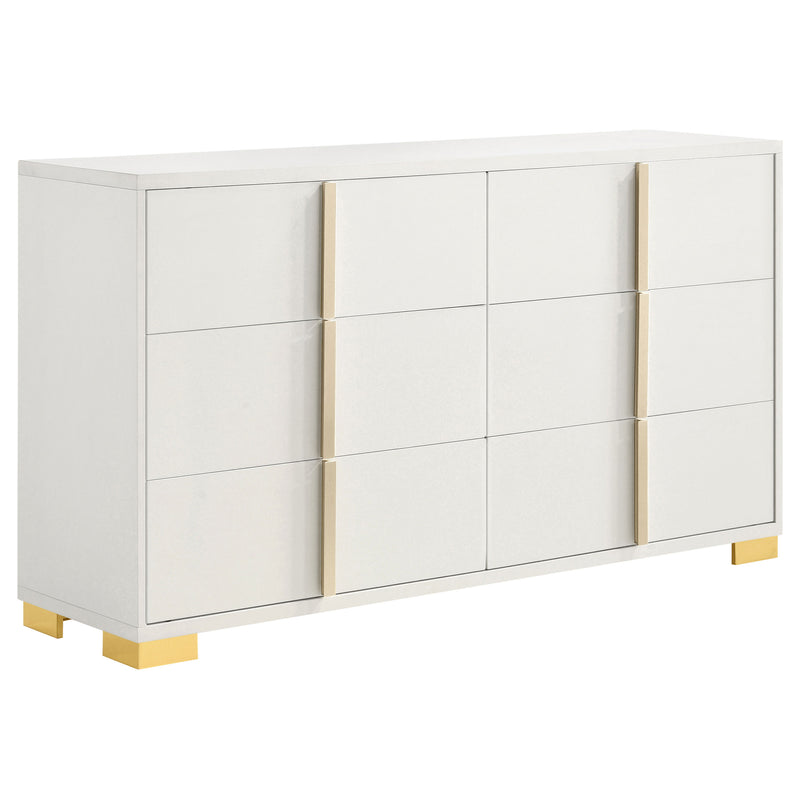 Marceline Bedroom Sets White & Black 4 & 5 Piece - Ace Furniture and Decor