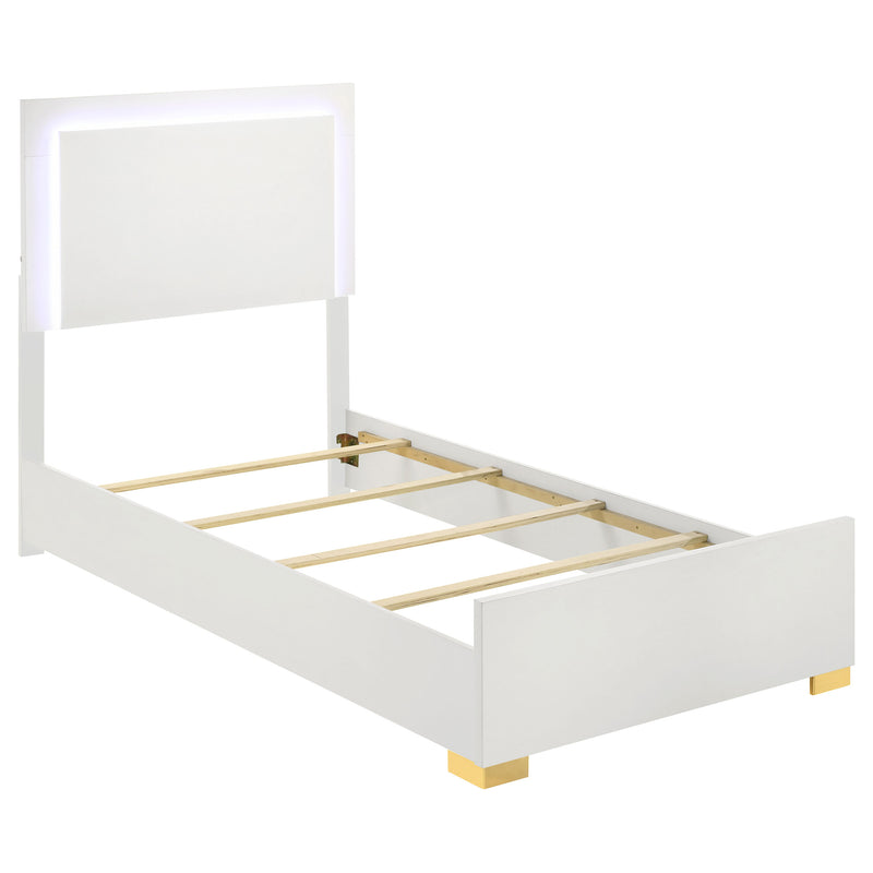 Marceline Bedroom Sets White & Black 4 & 5 Piece - Ace Furniture and Decor