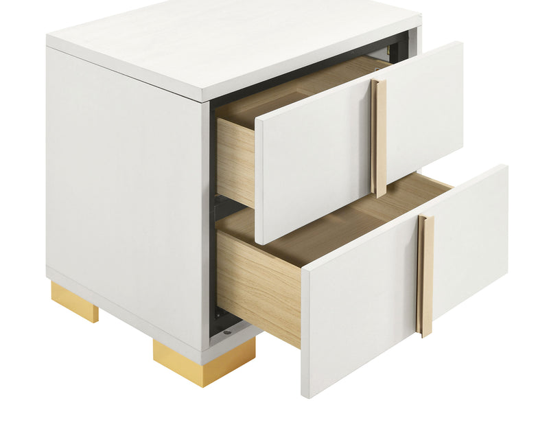 Marceline Bedroom Sets White & Black 4 & 5 Piece - Ace Furniture and Decor