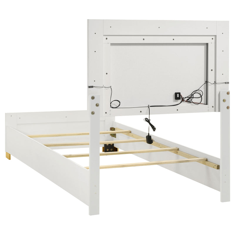 Marceline Beds White & Black Eastren King, Full, Twin, & Queen - Ace Furniture and Decor