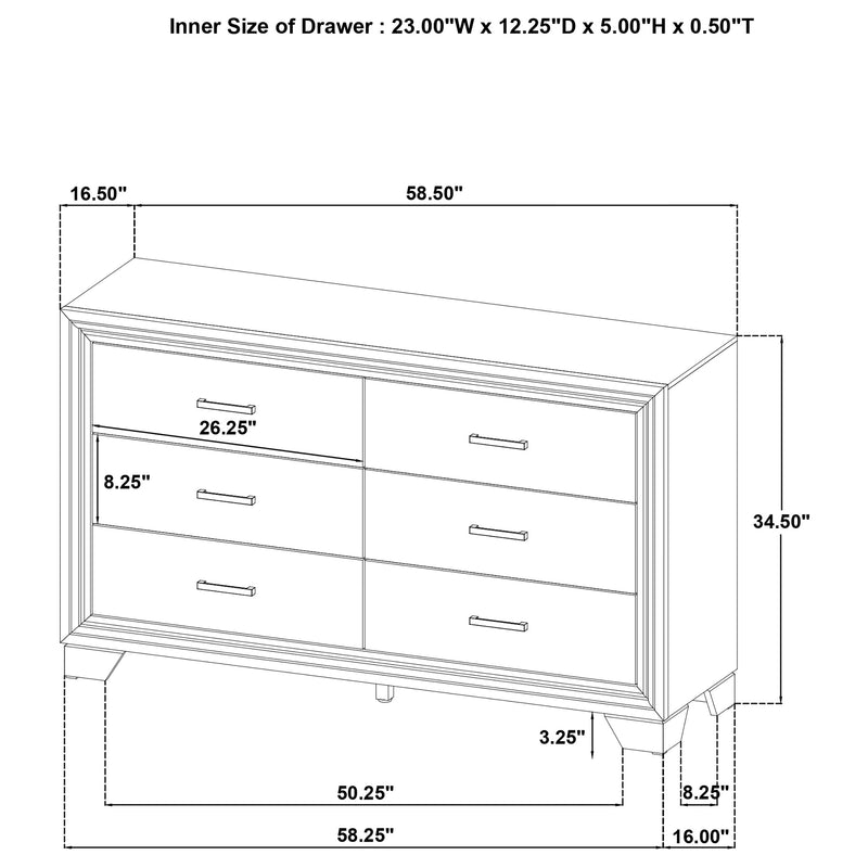 Wright 4 Pc Bedroom Set