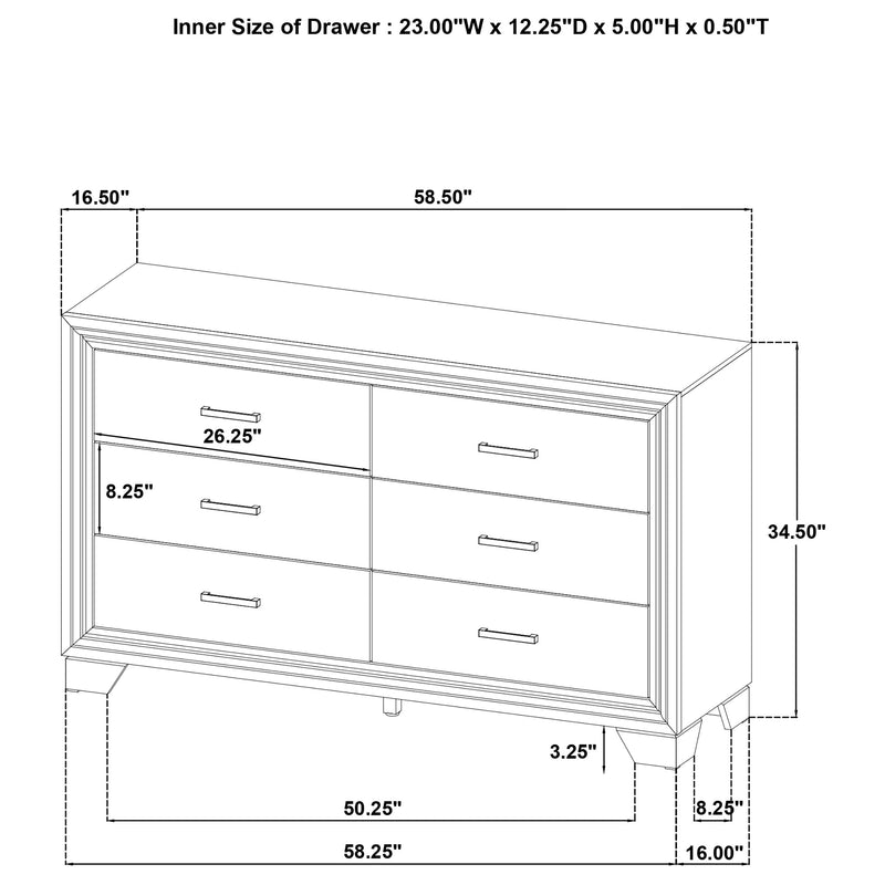 Wright 4 Pc & 5 Pc Bedroom Set - Ace Furniture and Decor