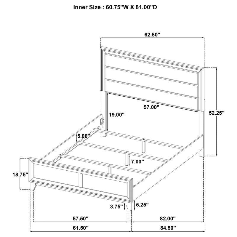 Welsley Eastern King & Queen Bed - Ace Furniture and Decor