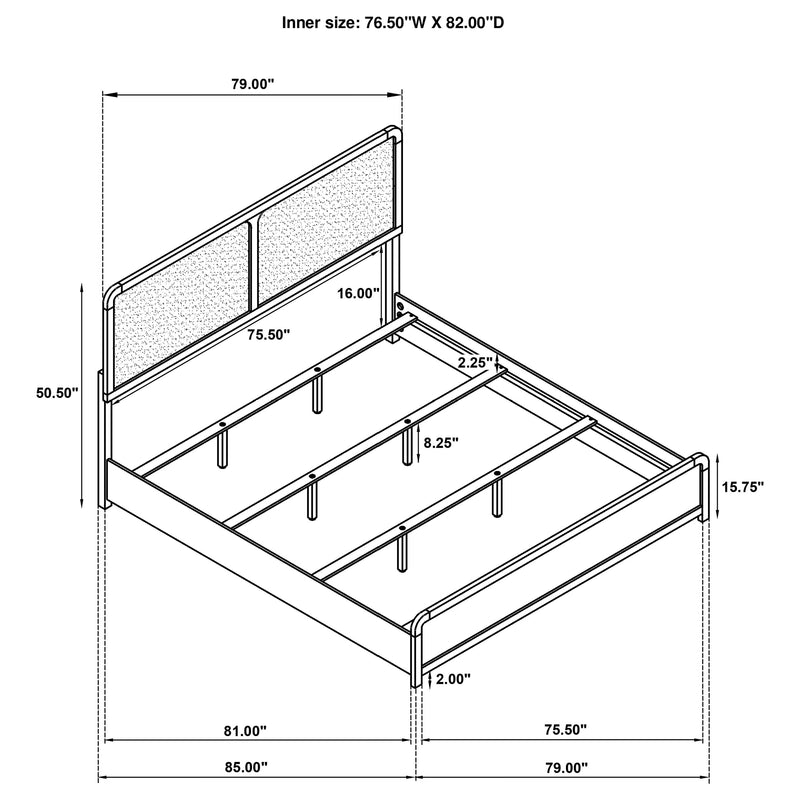 Cavelle Eastern King & Queen Bed - Ace Furniture and Decor