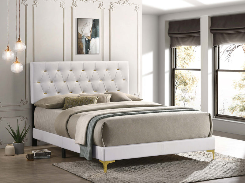 Kendall Upholstered Panel Bed - Ace Furniture and Decor