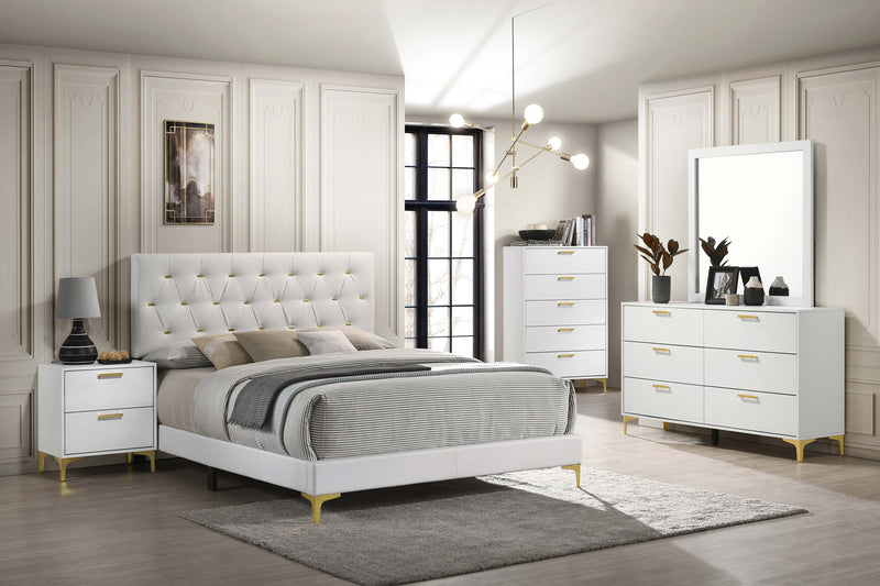 Kendall Upholstered Panel Bed - Ace Furniture and Decor