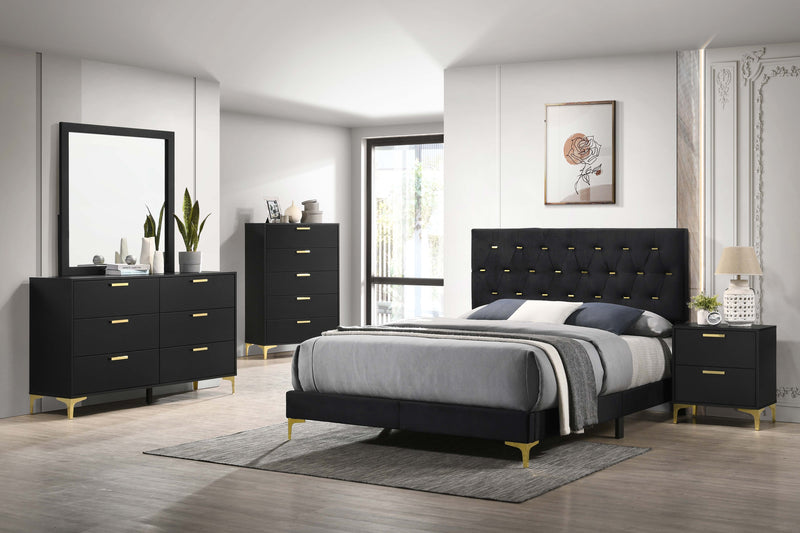 Kendall Upholstered Panel Bed - Ace Furniture and Decor