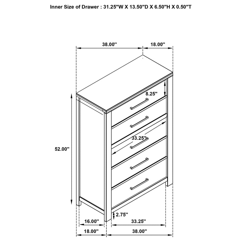 Kieran 5 Pc Bedroom Set