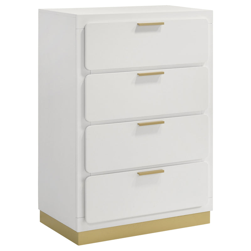 Caraway 4 Pc & Pc E.King, Cal.King, & Queen Bedroom Set Black & White - Ace Furniture and Decor