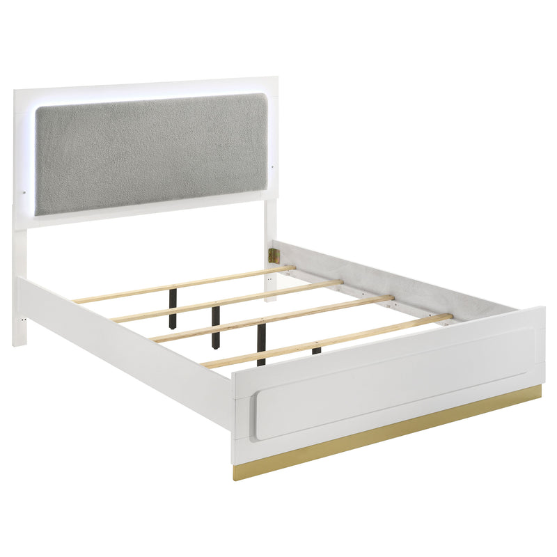 Caraway 4 Pc & Pc E.King, Cal.King, & Queen Bedroom Set Black & White - Ace Furniture and Decor