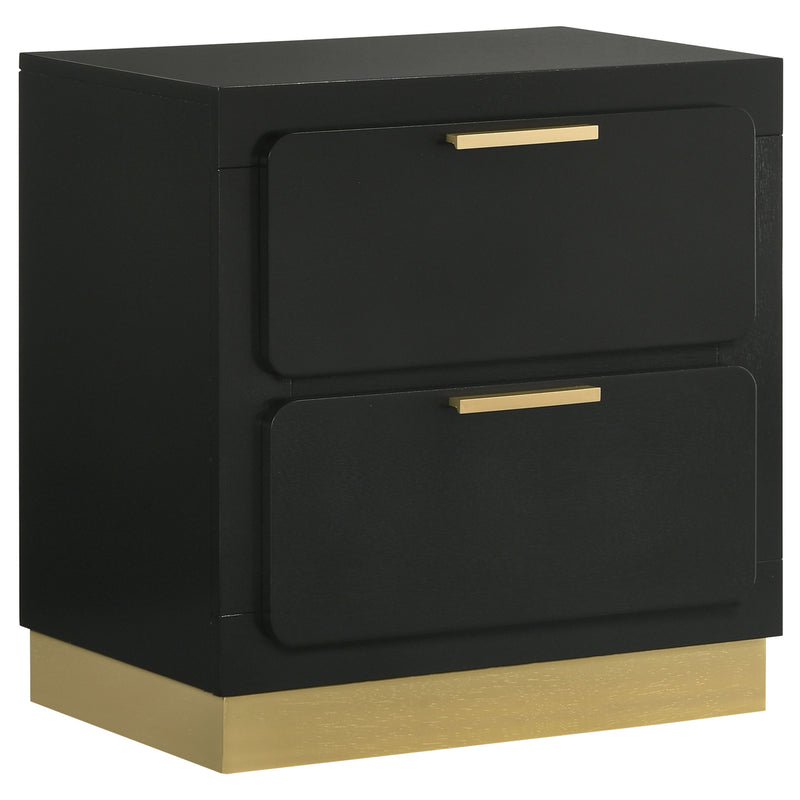 Caraway 4 Pc & Pc E.King, Cal.King, & Queen Bedroom Set Black & White - Ace Furniture and Decor