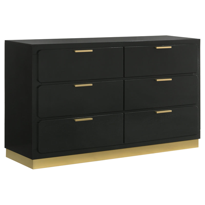 Caraway 4 Pc & Pc E.King, Cal.King, & Queen Bedroom Set Black & White - Ace Furniture and Decor