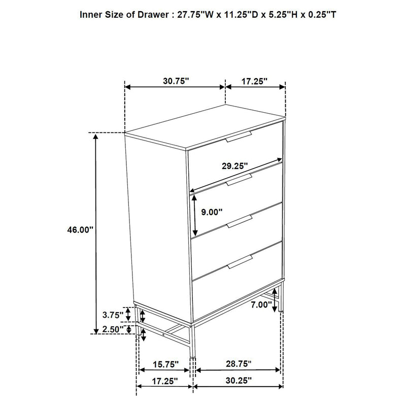 Sonora 4 & 5 Piece Bedroom Set