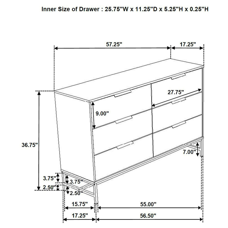 Sonora 4 & 5 Piece Bedroom Set