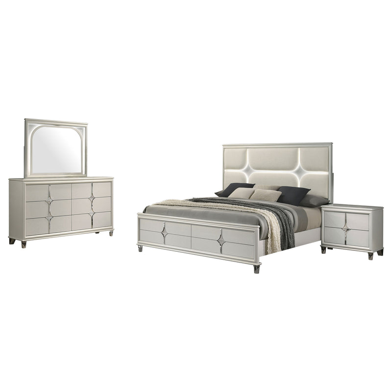 Olivia 4 & 5 Piece Bedroom Set E.King, Queen, & Cal.King - Ace Furniture and Decor