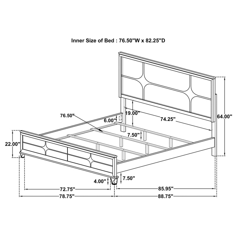 Olivia 4 & 5 Piece Bedroom Set E.King, Queen, & Cal.King - Ace Furniture and Decor