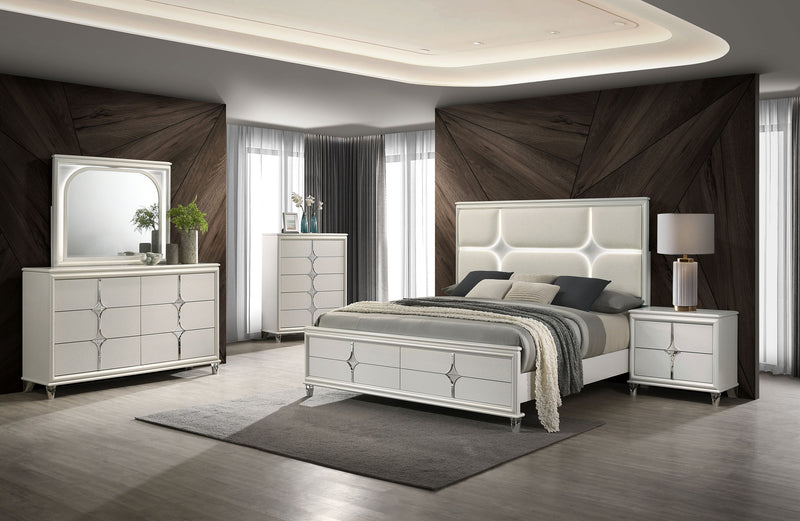 Olivia 4 & 5 Piece Bedroom Set E.King, Queen, & Cal.King - Ace Furniture and Decor