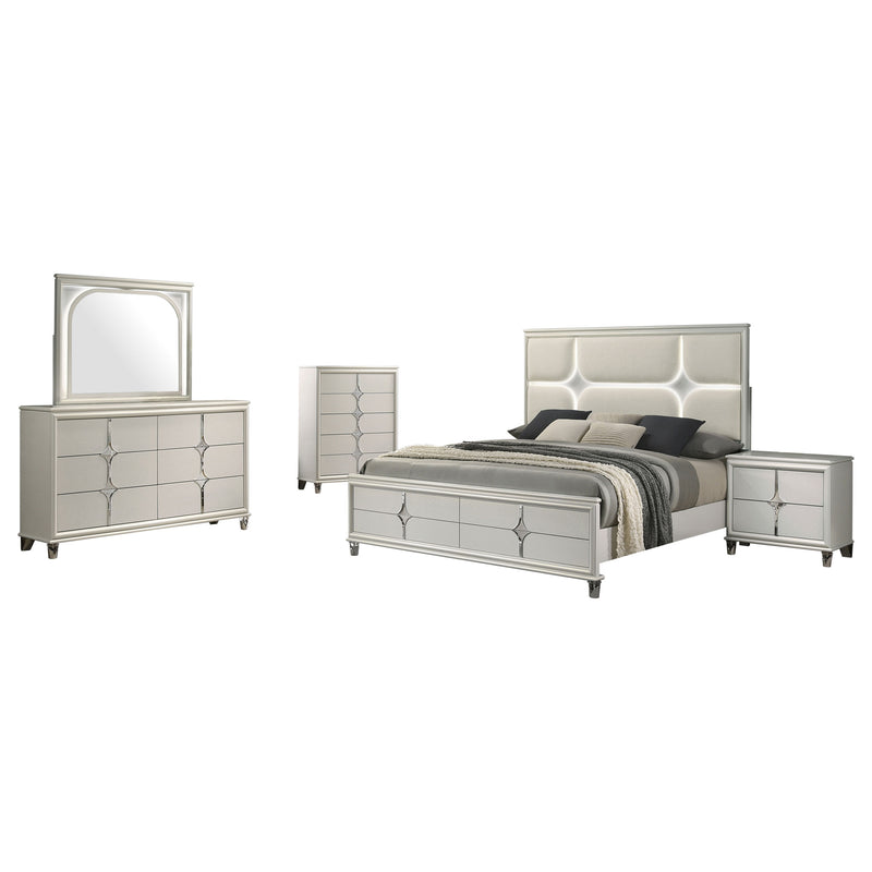 Olivia 4 & 5 Piece Bedroom Set E.King, Queen, & Cal.King - Ace Furniture and Decor