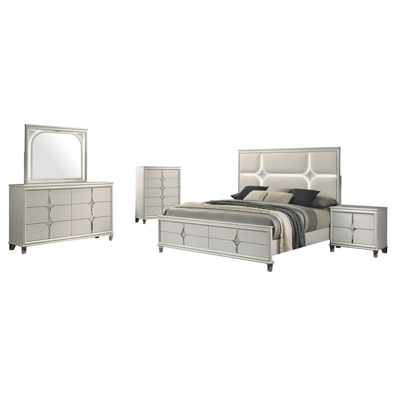 Olivia 4 & 5 Piece Bedroom Set E.King, Queen, & Cal.King - Ace Furniture and Decor