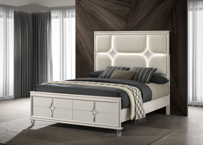 Olivia California King, E.King, & Queen Bed - Ace Furniture and Decor