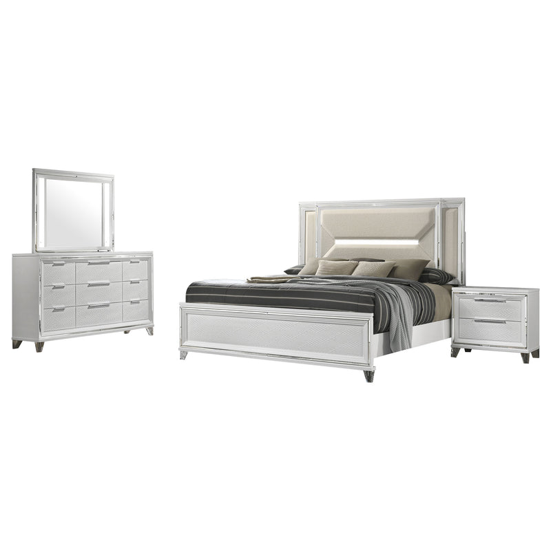 Marmore 4 & 5 Pc E.king, Cal.king, & Queen Bedroom Set - Ace Furniture and Decor