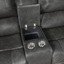 Newnan Double Glider Reclining Love Seat With Center Console