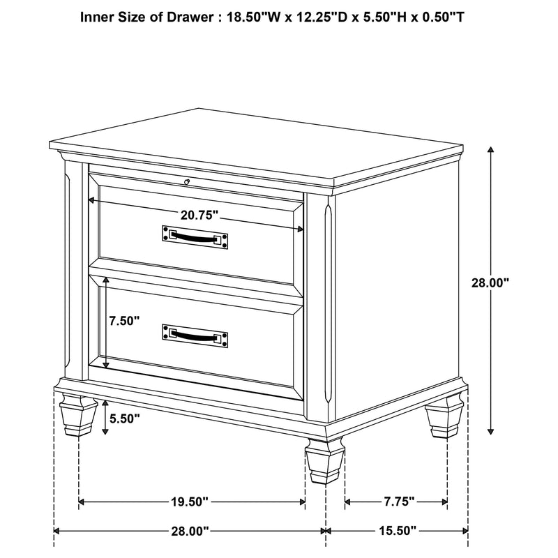 Devon Bedroom Set White - Ace Furniture and Decor