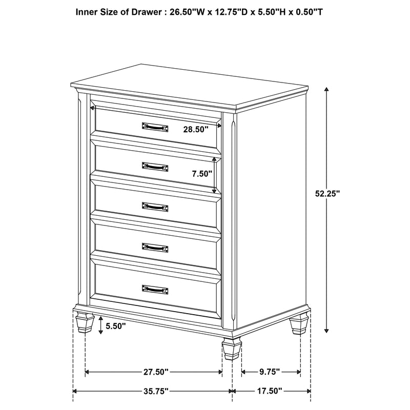 Devon Bedroom Set White - Ace Furniture and Decor