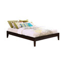 Hounslow California King, E.King, & Queen Universal Platform Bed Cappuccino - Ace Furniture and Decor