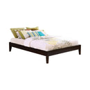 Hounslow California King, E.King, & Queen Universal Platform Bed Cappuccino - Ace Furniture and Decor