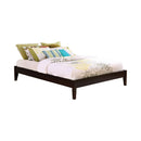 Hounslow California King, E.King, & Queen Universal Platform Bed Cappuccino - Ace Furniture and Decor