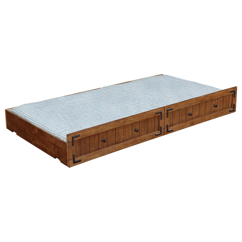 Oakdale Wood Twin Daybed with Trundle Rustic Honey - Ace Furniture and Decor