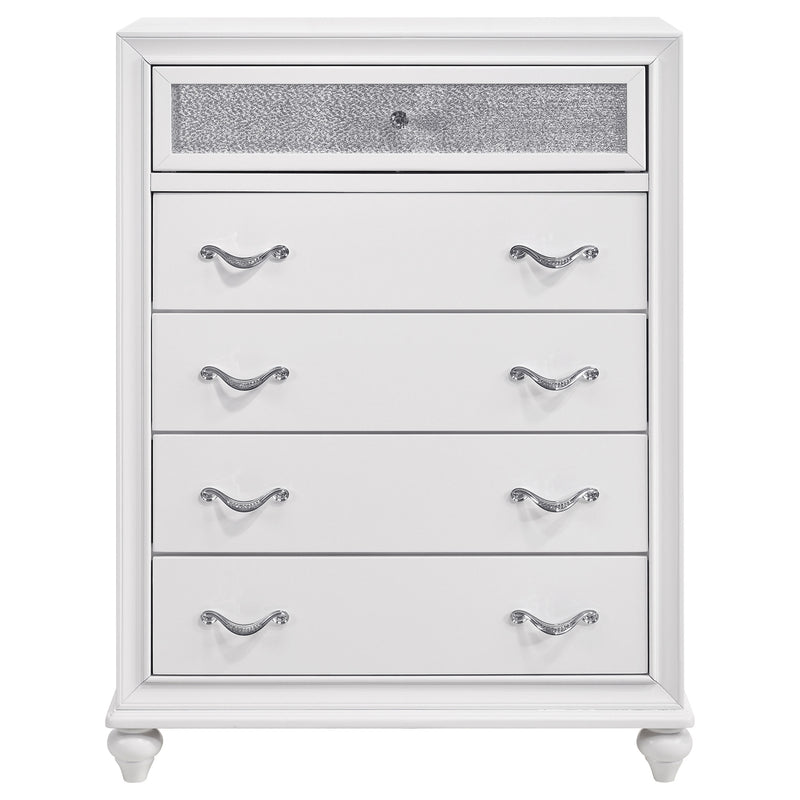 Barzini Bedroom Set White - Ace Furniture and Decor