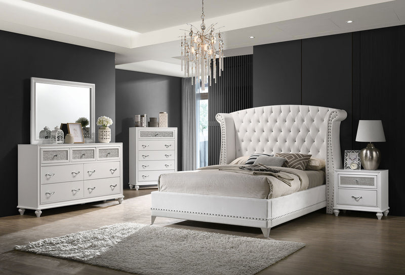 Barzini Bedroom Set White - Ace Furniture and Decor
