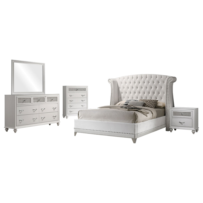Barzini Bedroom Set White - Ace Furniture and Decor