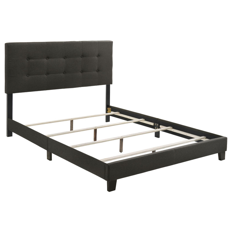 Mapes Tufted Upholstered Eastern King, Queen, Twin & Full Bed Charcoal & Grey - Ace Furniture and Decor