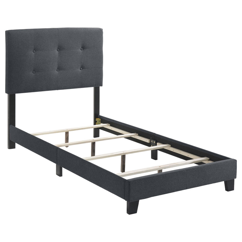 Mapes Tufted Upholstered Eastern King, Queen, Twin & Full Bed Charcoal & Grey - Ace Furniture and Decor