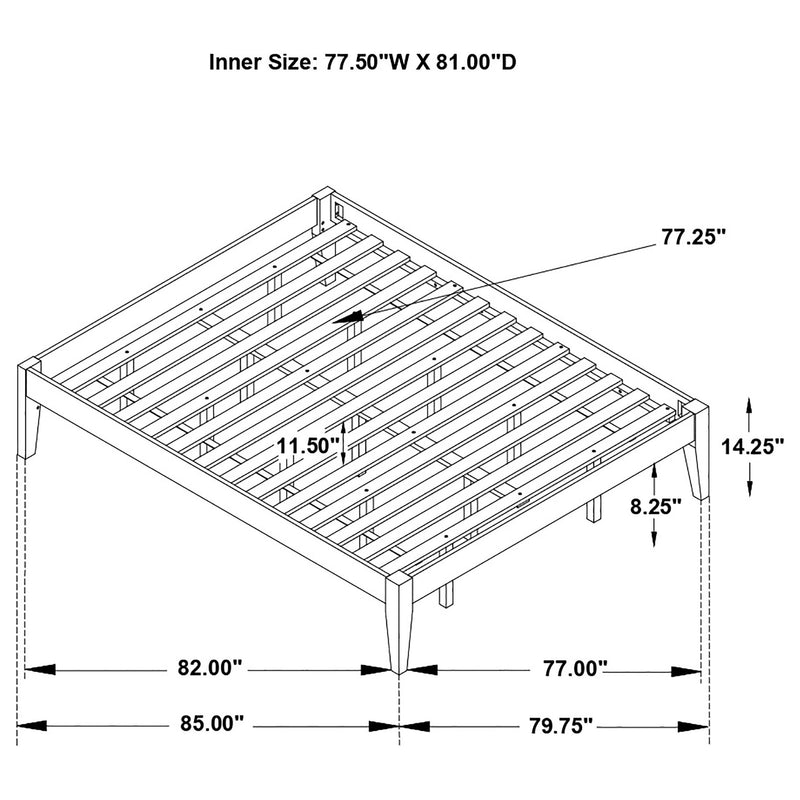 Hounslow Universal Platform Bed - Ace Furniture and Decor